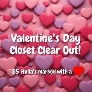 Valentine's Day Closet Clean Out